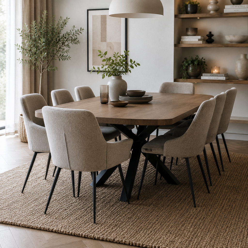 Zo combineer je stoelen met je eettafel: van materiaal tot stijl en comfort