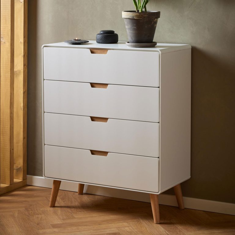 Bendt Ladekast Roselle 100 x 80cm - Wit