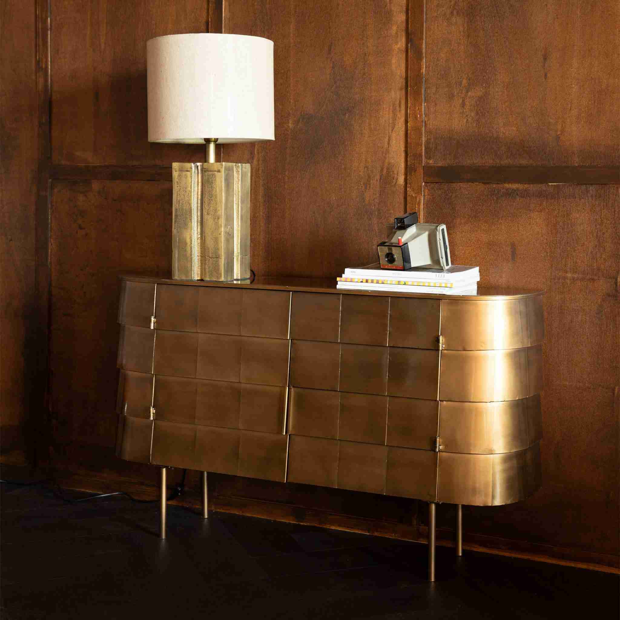 Dutchbone Dressoir Hanna 117cm - Goud