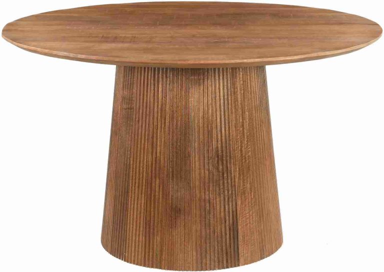 Sohome Ronde Eettafel Olav Mangohout, 130cm - Bruin