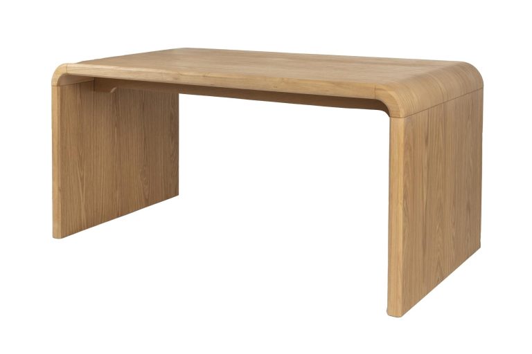 Zuiver Eettafel Brave Eiken en rubberhout, 160 x 80cm - Naturel