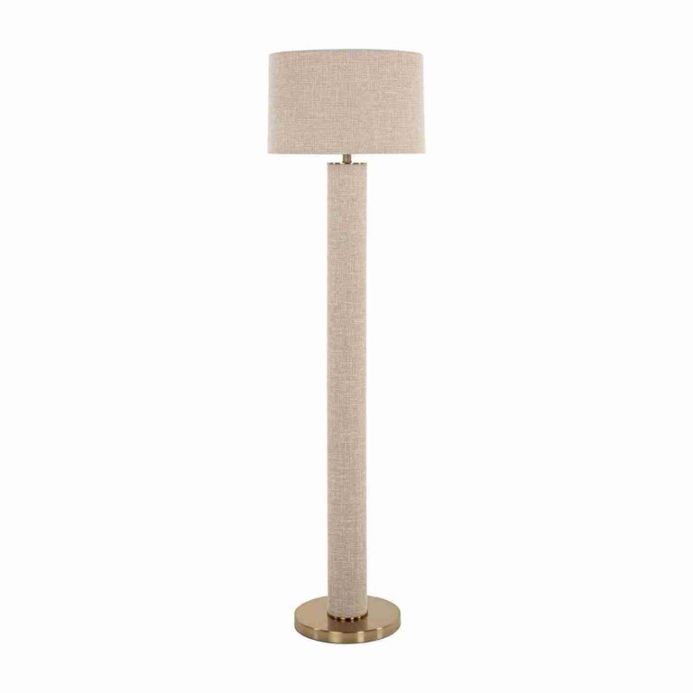 Richmond Vloerlamp Joline Linnen, 161cm hoog - Beige