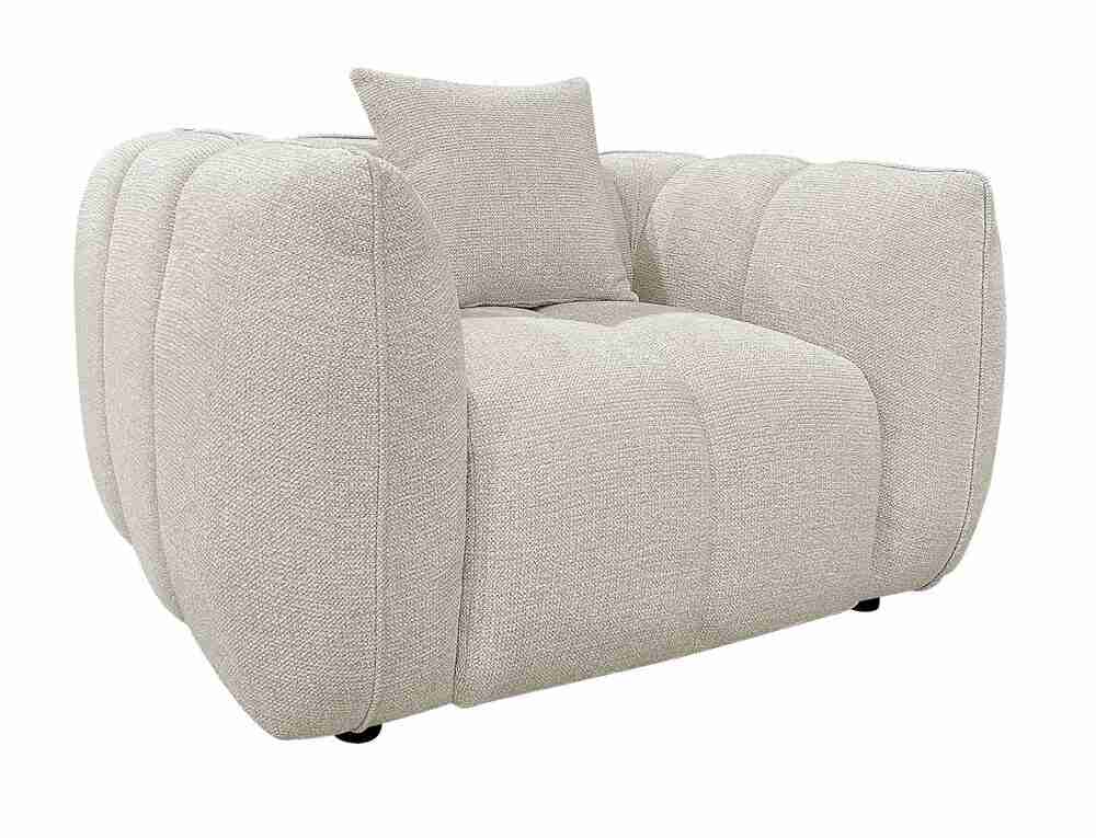 Richmond Fauteuil Jezebel Geweven stof - Crème