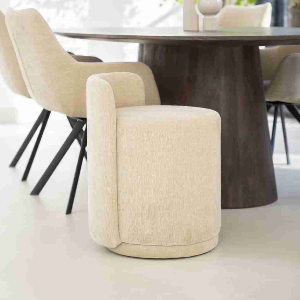 By-Boo Eetkamerstoel Marque - Taupe