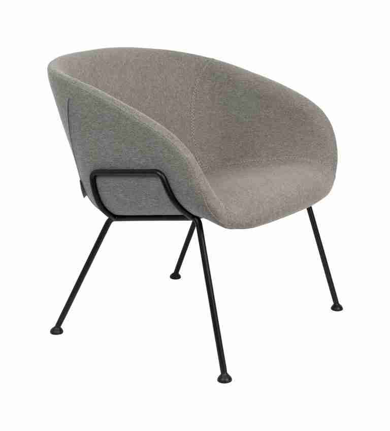 Zuiver Fauteuil Feston Stof - Grijs
