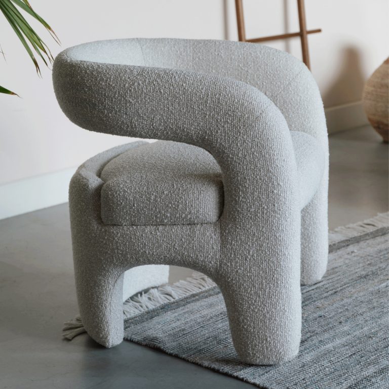 ZILT Fauteuil Genia Bouclé - Off White