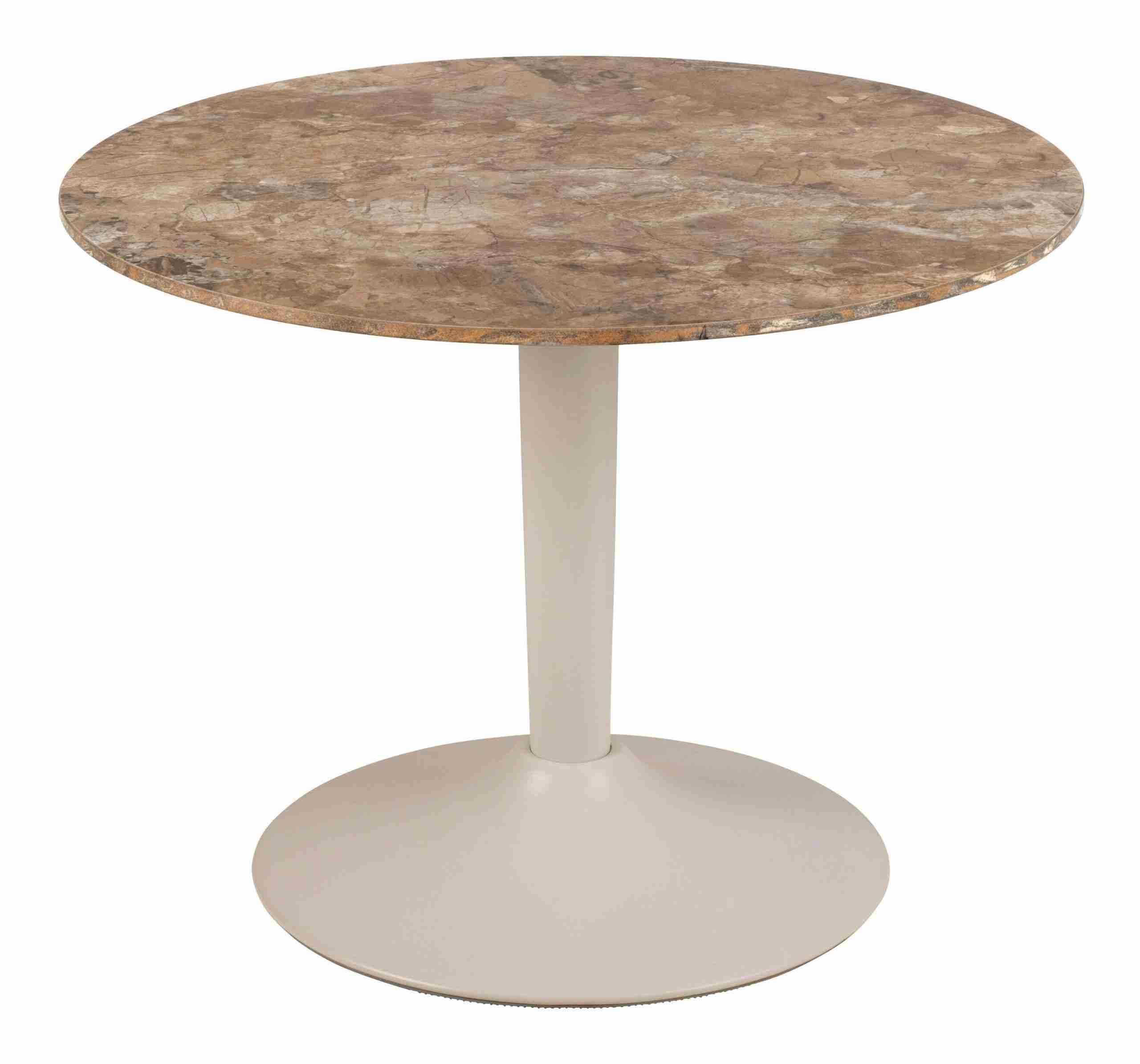 Bendt Ronde Salontafel Tempest Keramiek, 60cm - Bruin/Grijs
