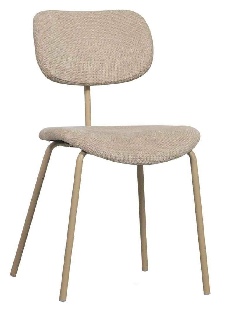WOOOD Eetkamerstoel Link Chenille - Zand - Exclusive