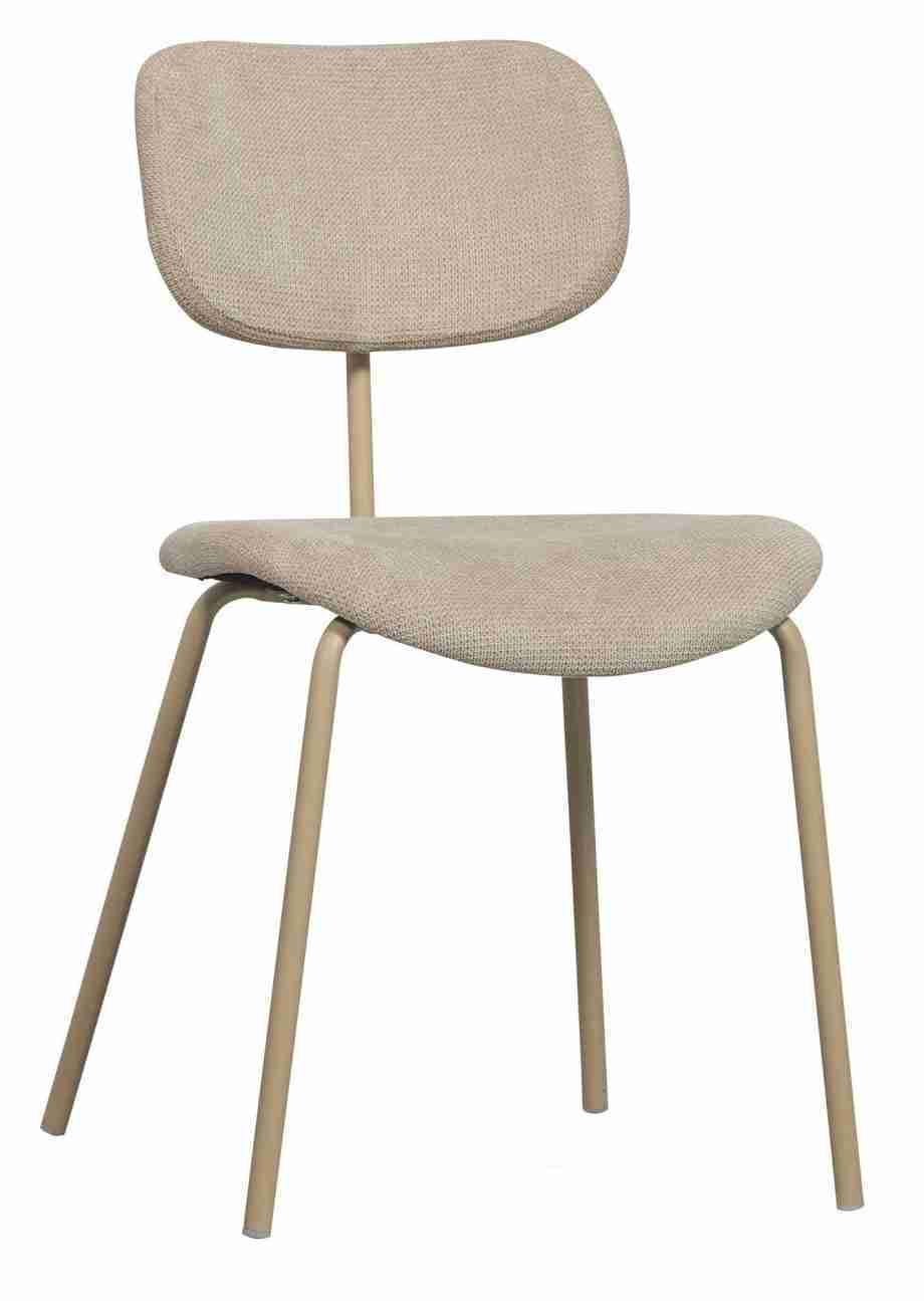 WOOOD Eetkamerstoel Link Chenille - Zand - Exclusive