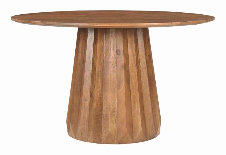 Artistiq Ronde Eettafel Aneisha Mangohout , 130cm - Bruin