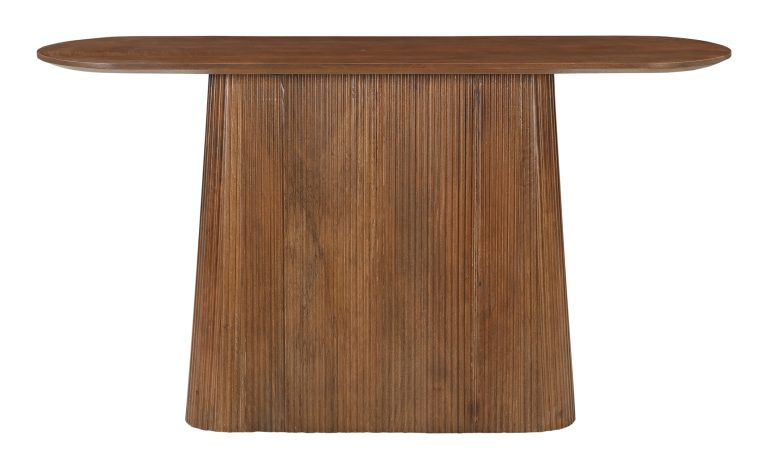 Artistiq Ovale Sidetable Dyann Mangohout, 140cm - Bruin