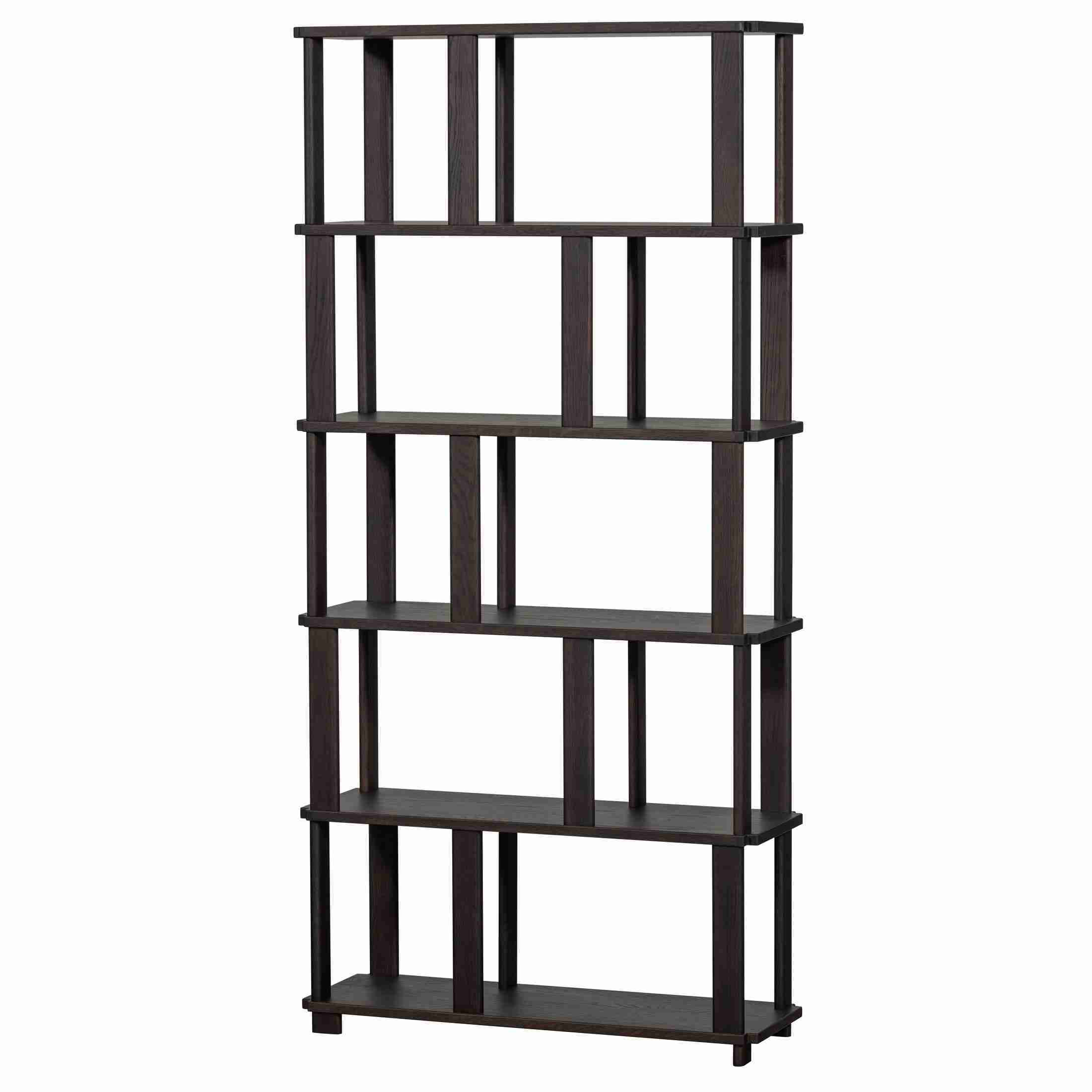 WOOOD Wandkast Riss Eikenhout, 186 x 90cm - Bruin