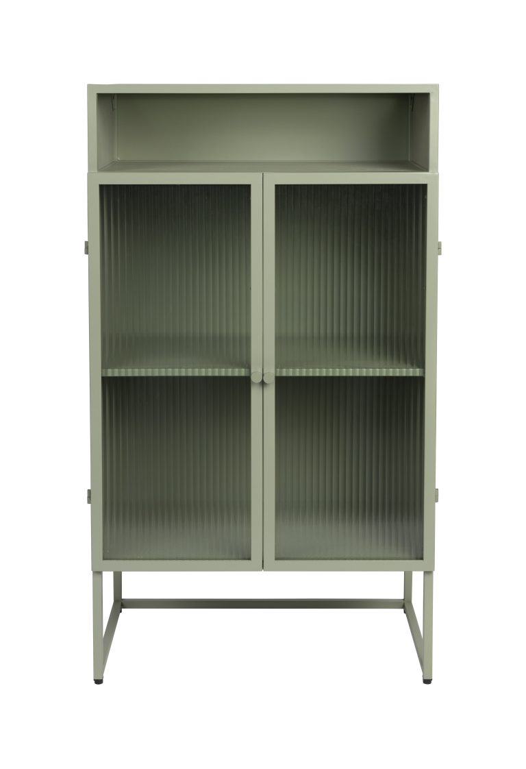 ZILT Vitrinekast Lislie 105 x 60cm - Groen