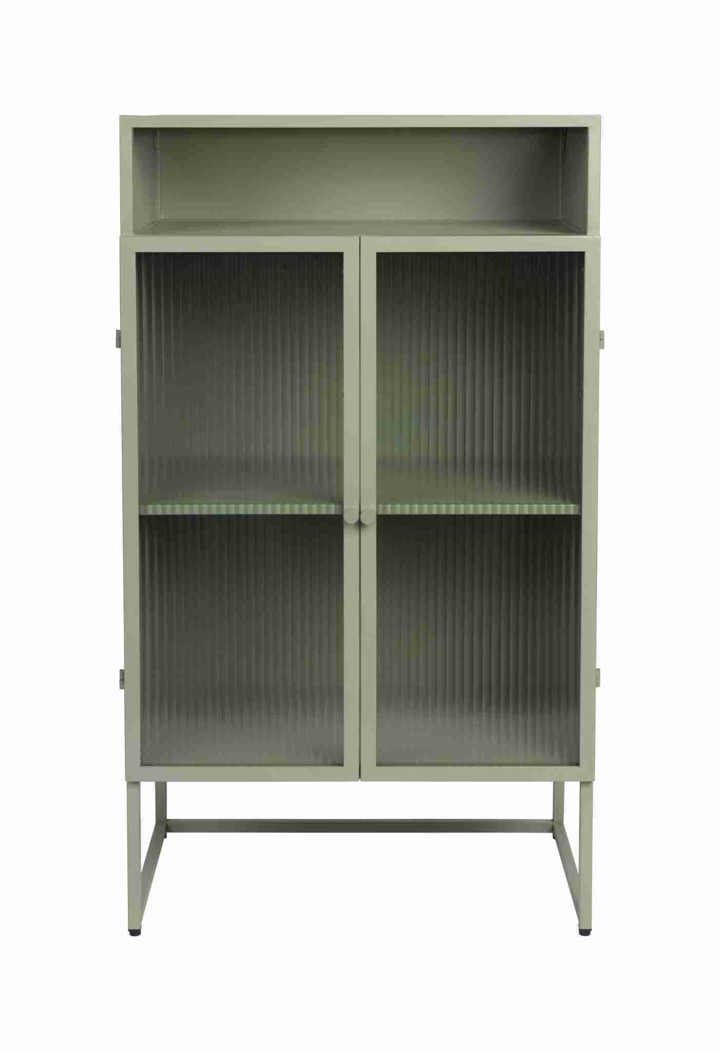 ZILT Vitrinekast Lislie 105 x 60cm - Groen