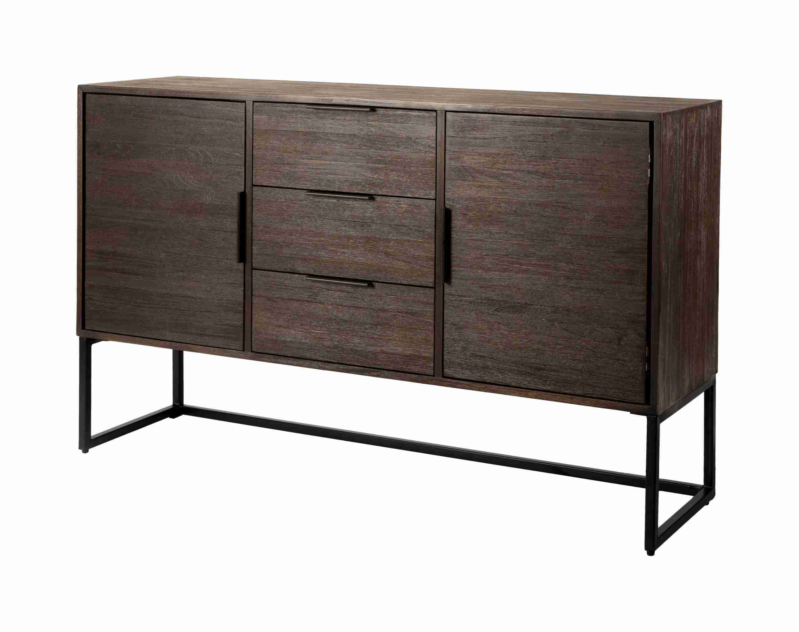 ZILT Dressoir Yasmijn Teakhout, 135cm - Bruin