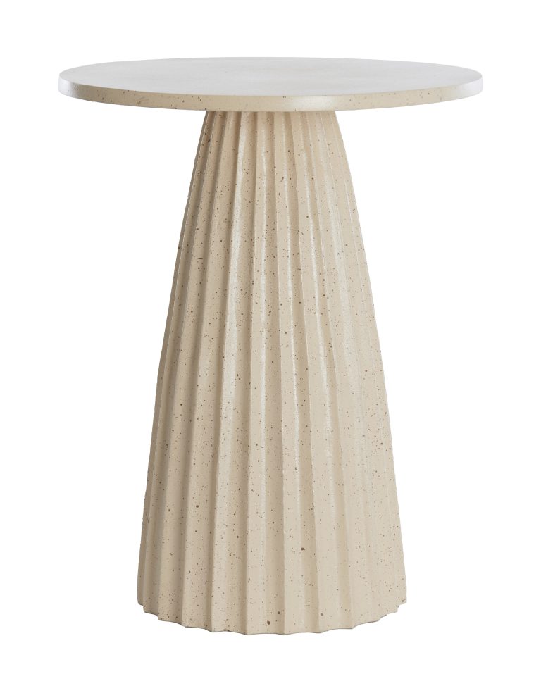 Light & Living Ronde Bijzettafel Veglia 40cm - Zand