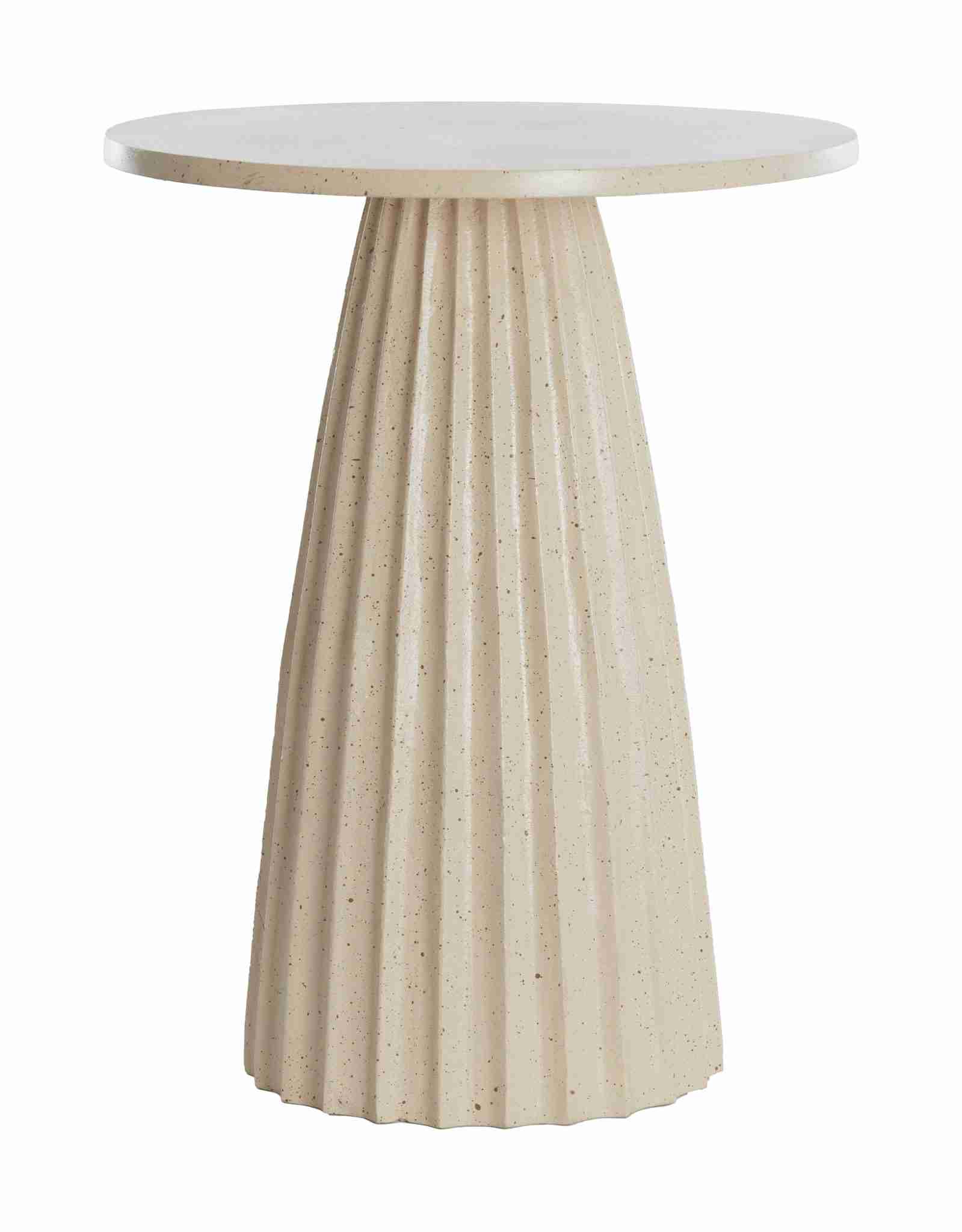 Light & Living Ronde Bijzettafel Veglia 40cm - Zand