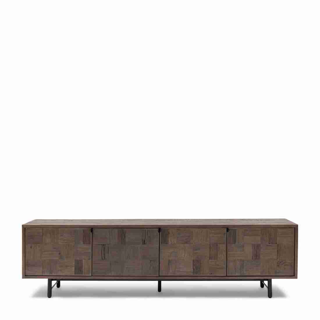 Rivièra Maison TV-meubel Mac Arthur Park Eikenhout, 200cm - Bruin