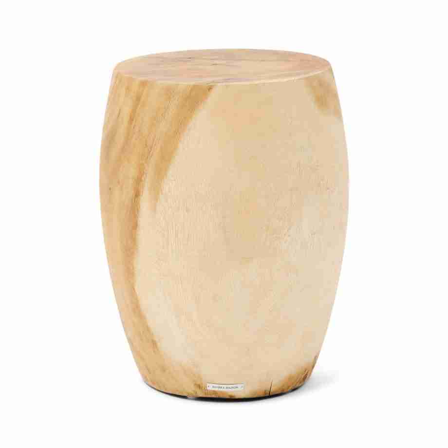 Rivièra Maison Ronde Bijzettafel Gaula Suarhout, 35cm - Naturel