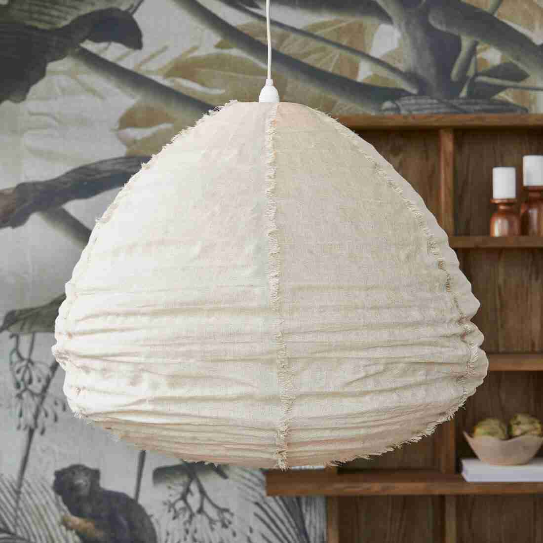 Rivièra Maison Hanglamp Lucera Linnen, 80cm - Flax