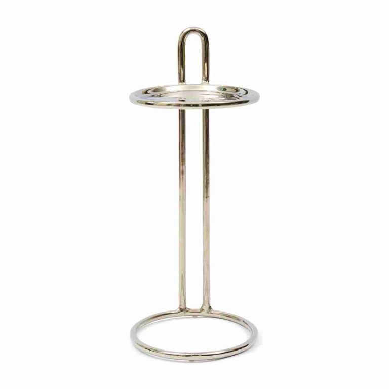 Rivièra Maison Laptoptafel Buckingham - Zilver - Rond