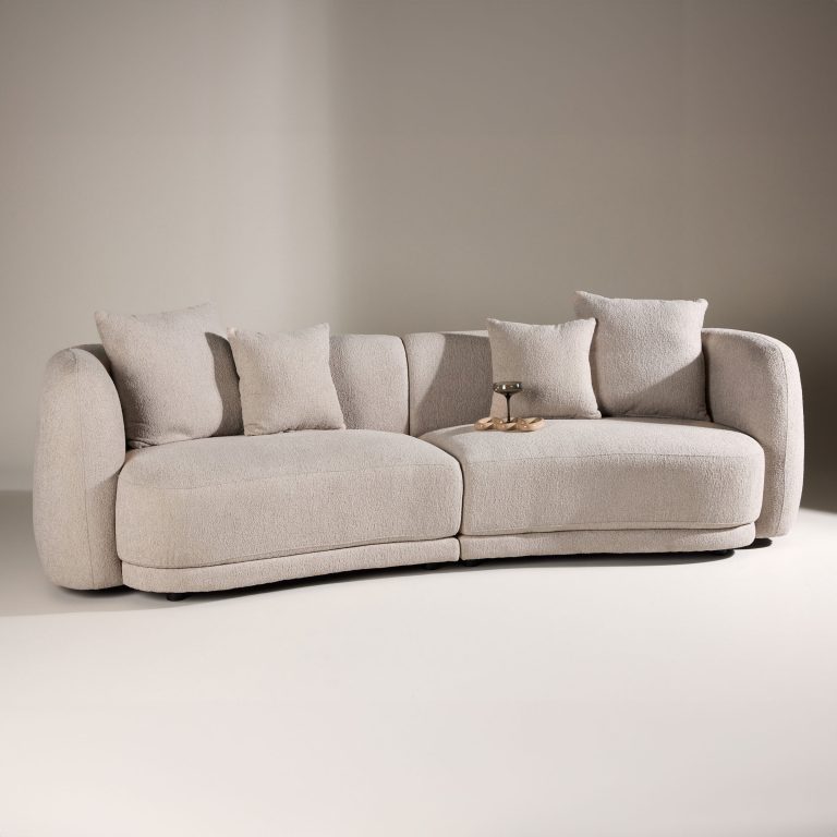 Nohr 3-zits Bank Macrina Bouclé - Beige