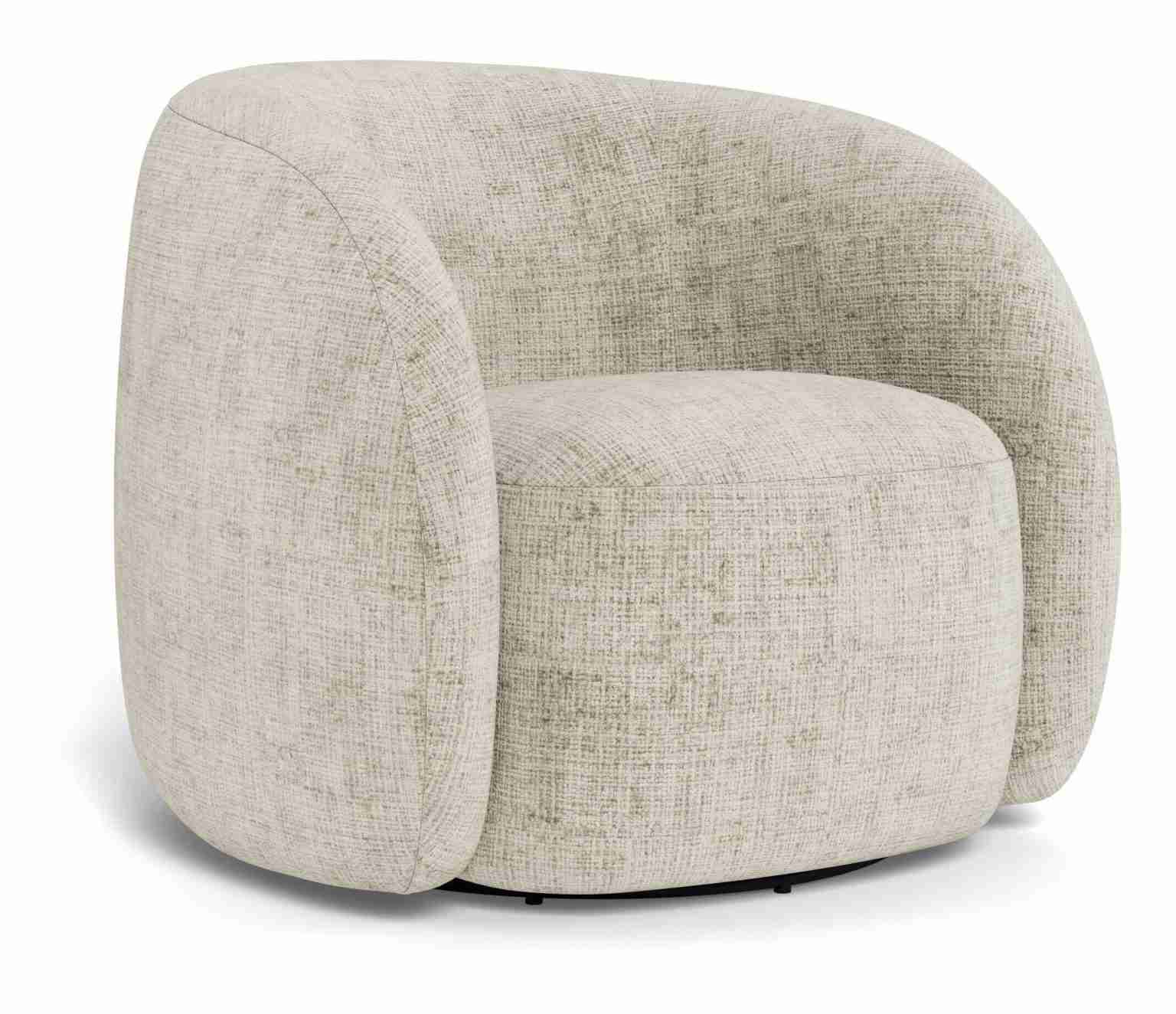 Bendt Draaifauteuil Zackery Chenille - Beige