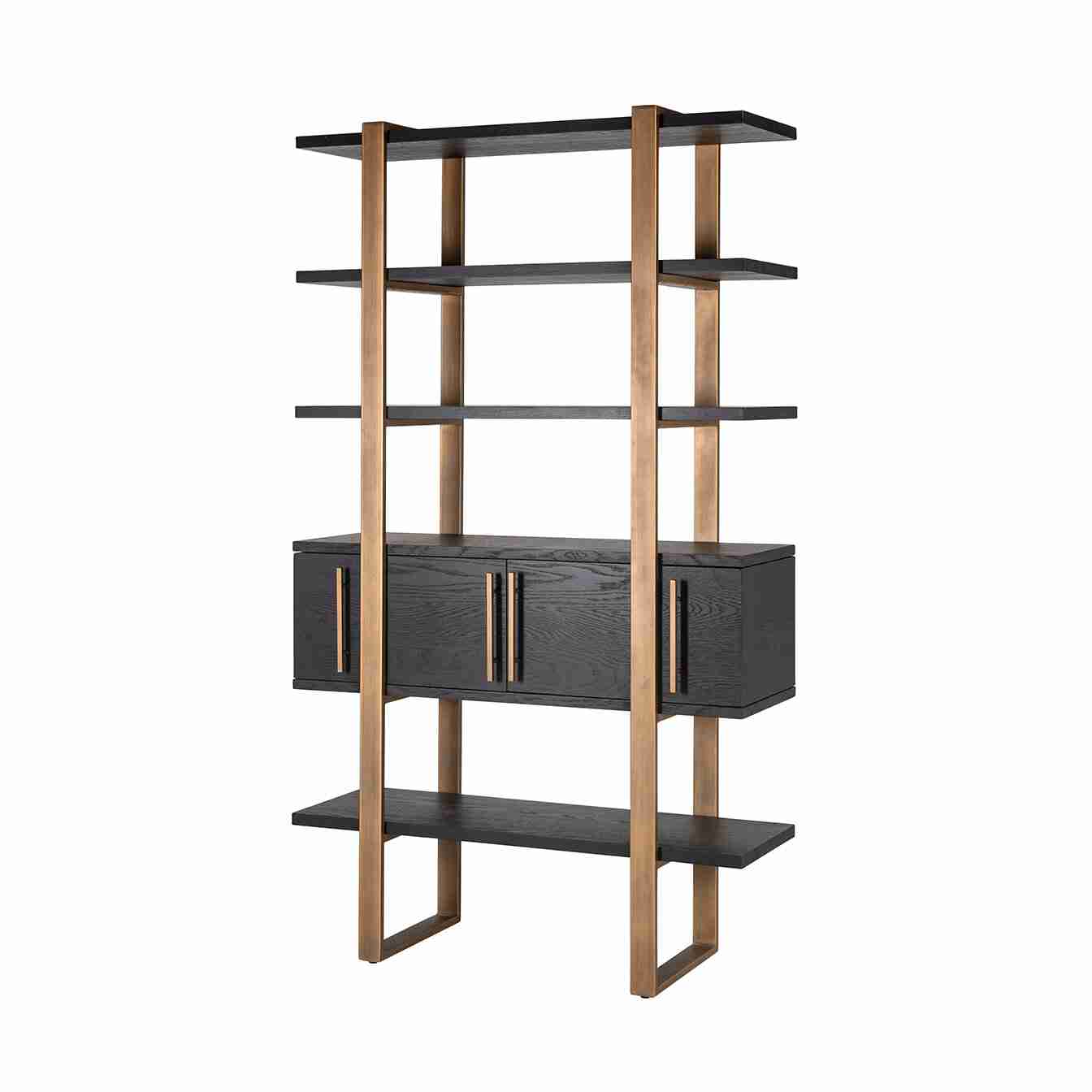 Richmond Wandkast Camvbon Eiken, 200 x 116cm - Goud