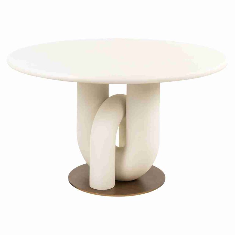 Richmond Ronde Eettafel Winslow 135cm - Wit