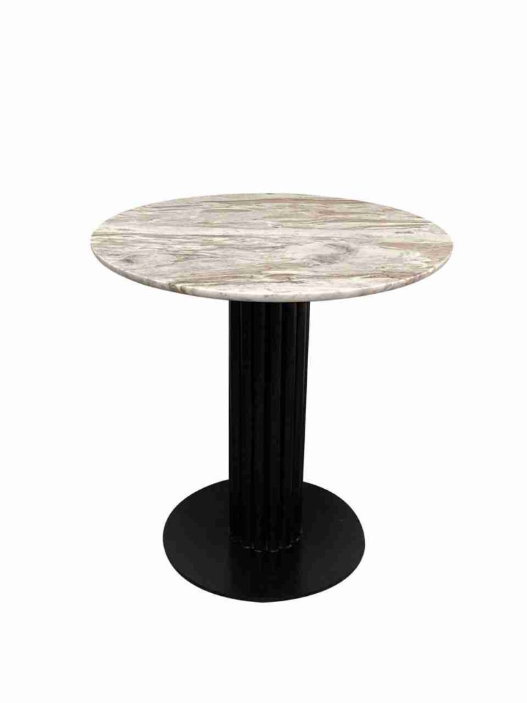 Richmond Ronde Bistrotafel Nyon Marmer, 75cm - Roze