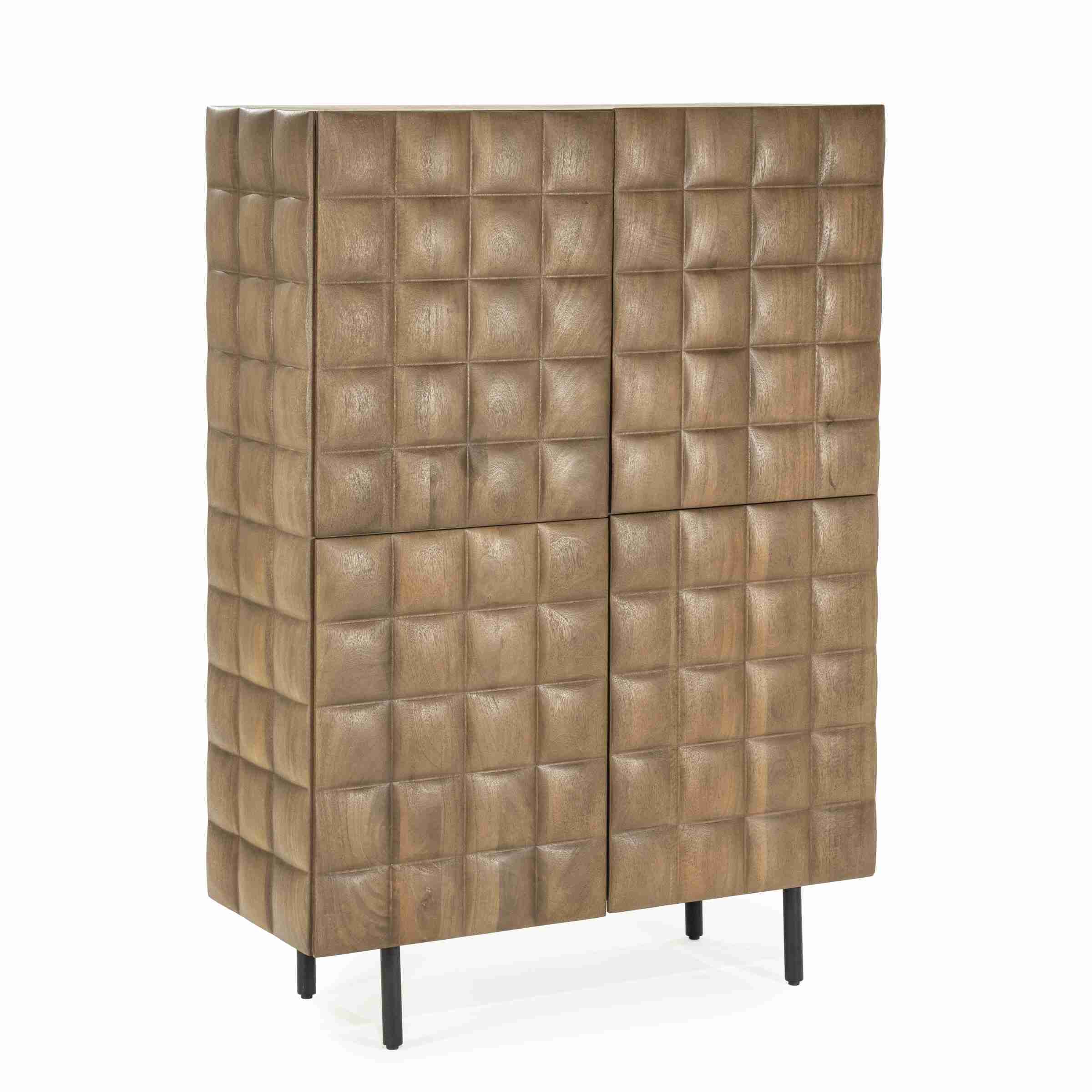Eleonora Opbergkast Felix Mangohout, 147 x 109cm - Naturel