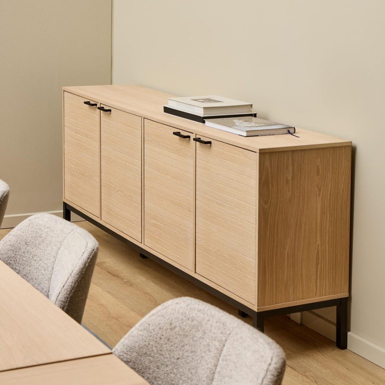 Bendt Dressoir Tisa Eiken, 180cm - Wit