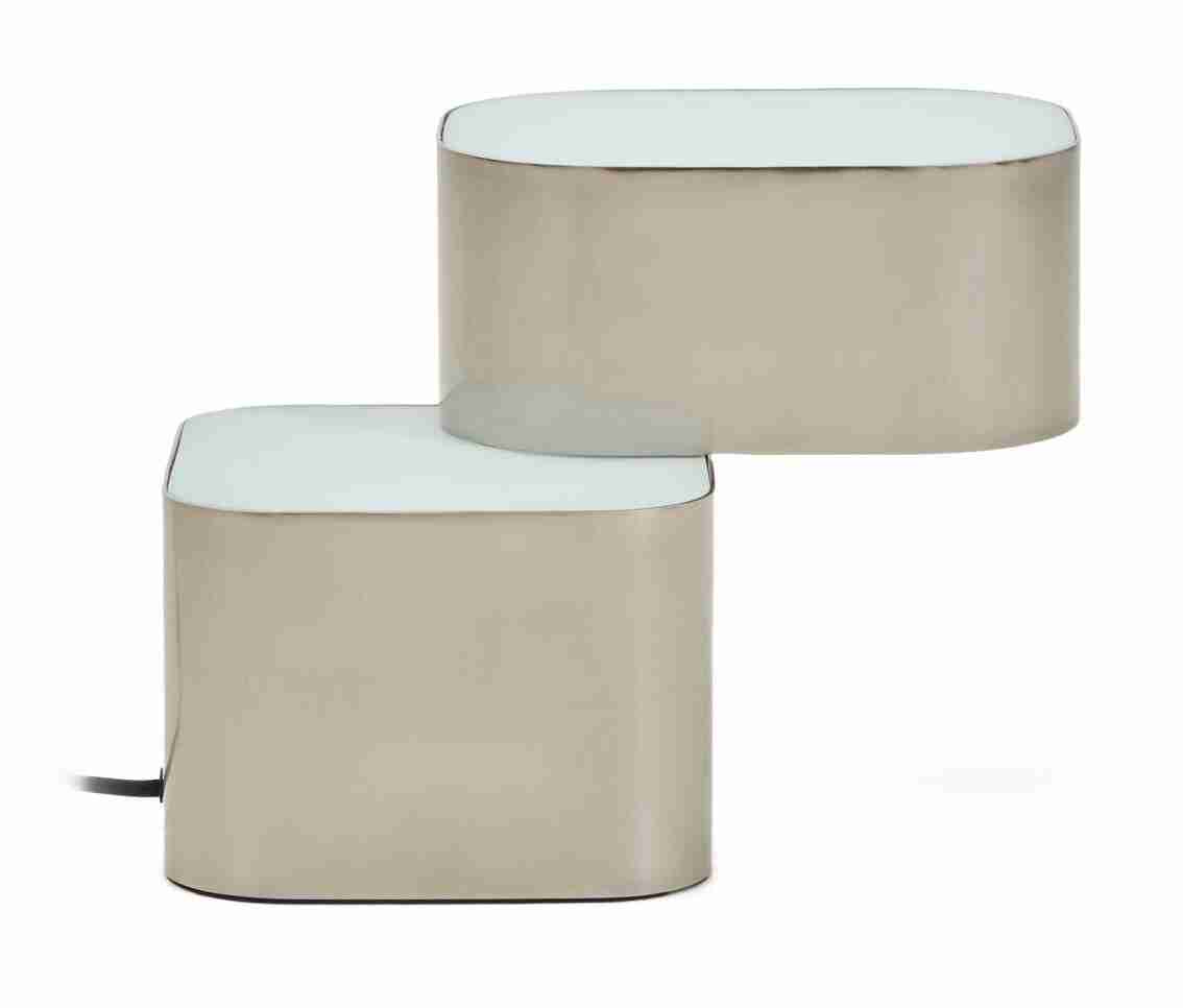 Kave Home Tafellamp Tandan 2-lamps - Grijs