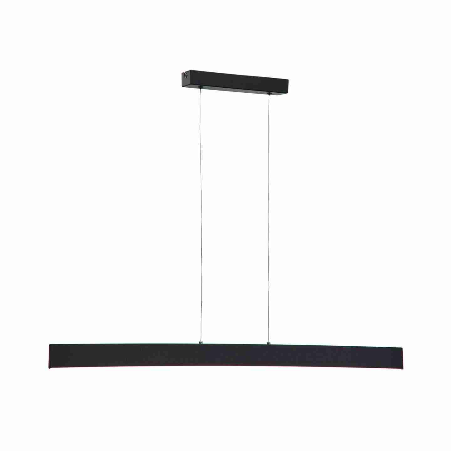 Kave Home Hanglamp Boadella LED-balk, 100cm - Zwart