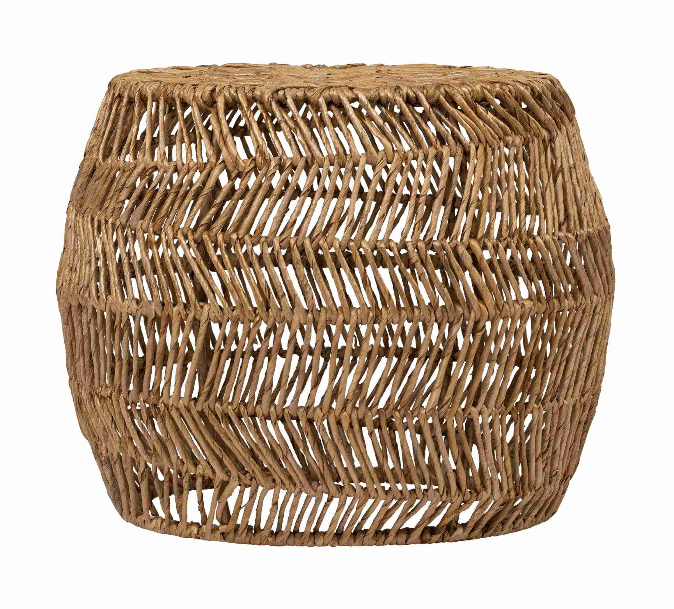 MUST Living Ronde Bijzettafel Cala Gracio Abaca, 44cm - Naturel