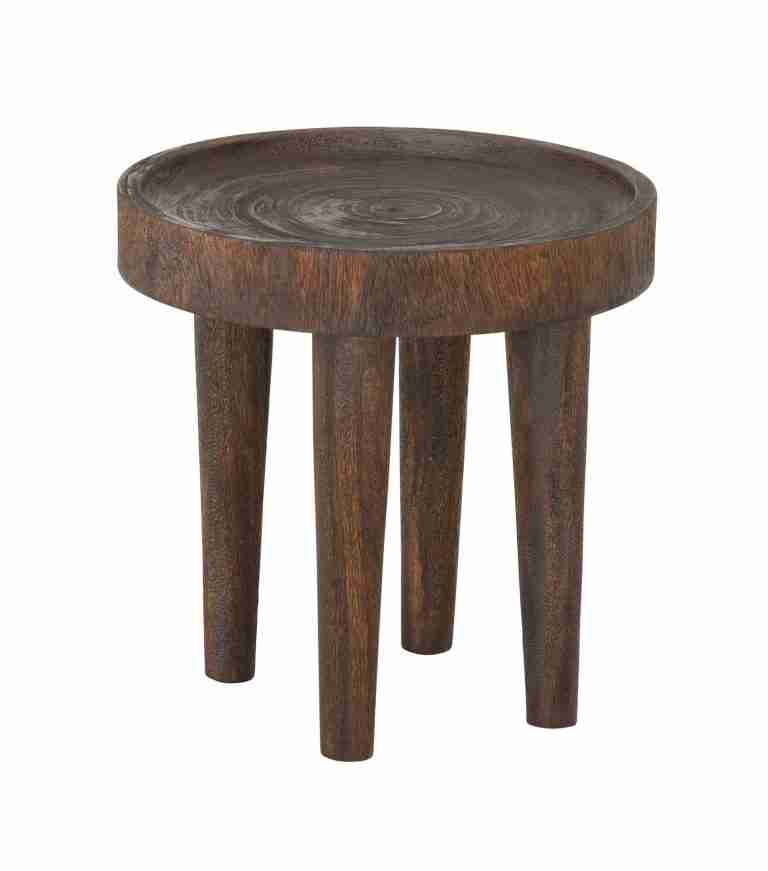 MUST Living Salontafel Tray Suarhout, 45cm - Bruin - Rond