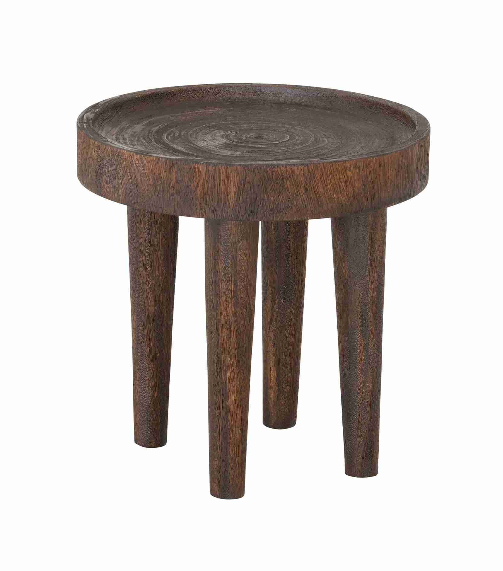 MUST Living Salontafel Tray Suarhout, 45cm - Bruin - Rond