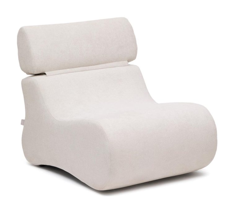 Kave Home Fauteuil Club Chenille - Naturel