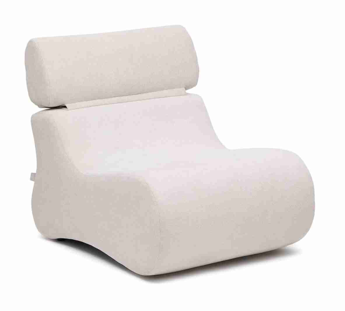 Kave Home Fauteuil Club Chenille - Naturel