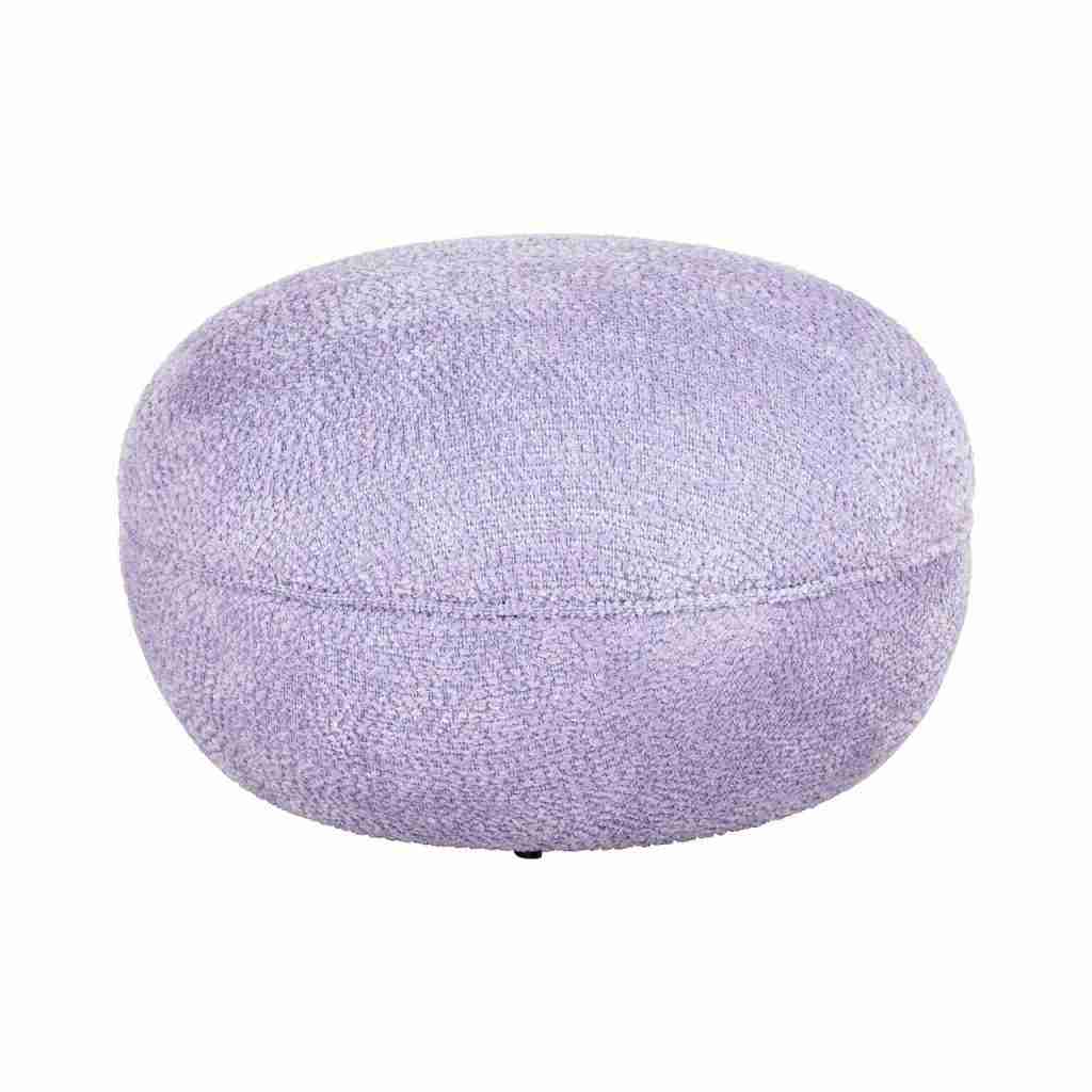 Richmond Poef 'Jace' Chenille, kleur Lavender