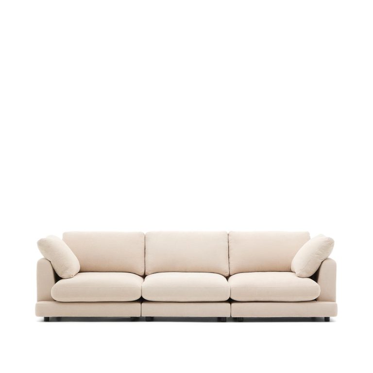 Kave Home 4-zits Bank Gala Chenille - Beige