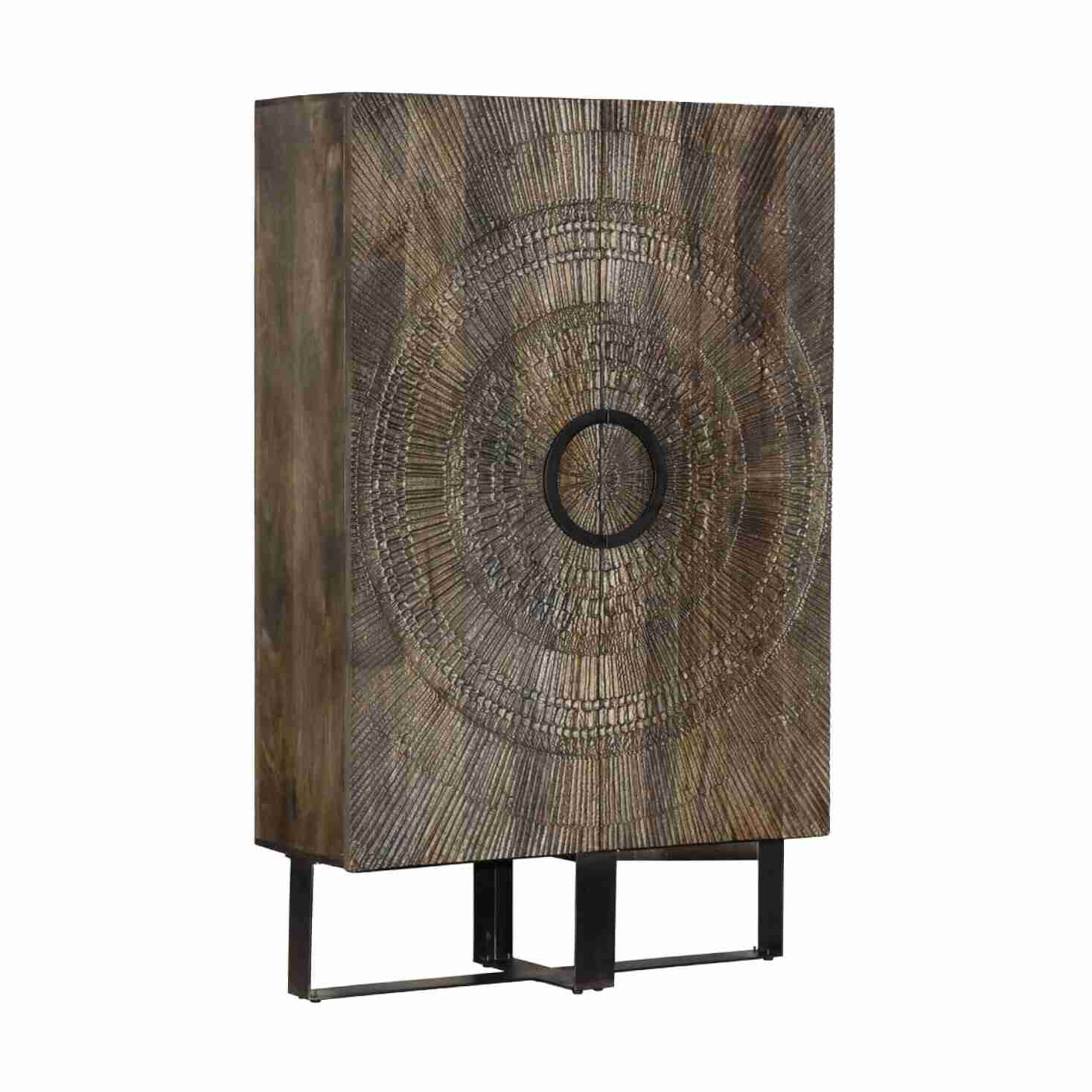 Tower Living Opbergkast Padua Mangohout, 190 x 120cm - Bruin