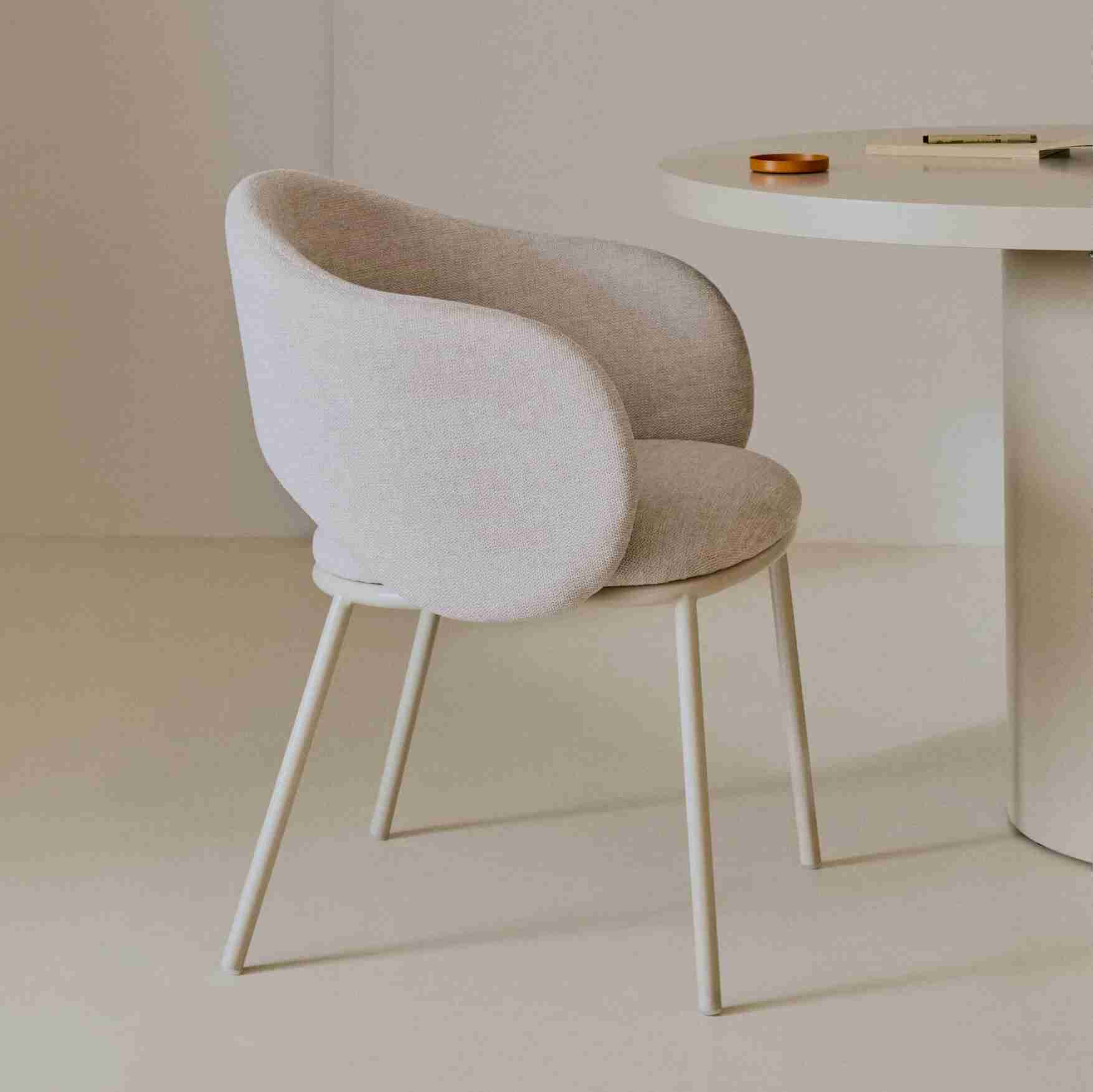 Kave Home Eetkamerstoel Maina - Beige