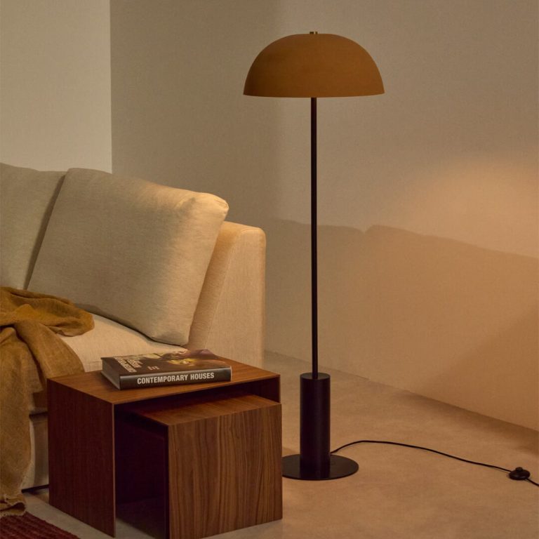 Kave Home Vloerlamp Nibla Terracotta look