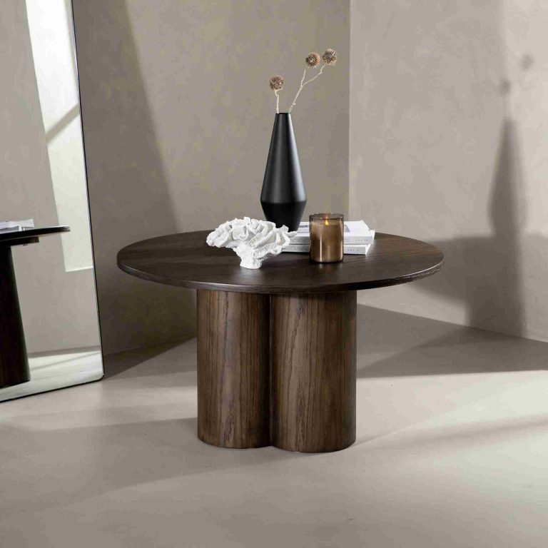 Nohr Ronde Salontafel Anh 80cm - Mokka - Japandi