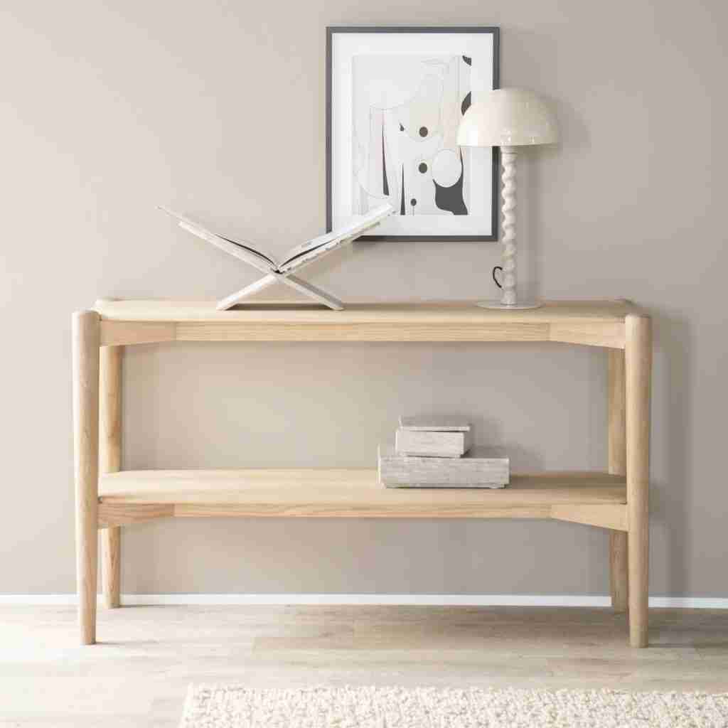 Eleonora Sidetable Selbu Eiken, 130cm - Naturel