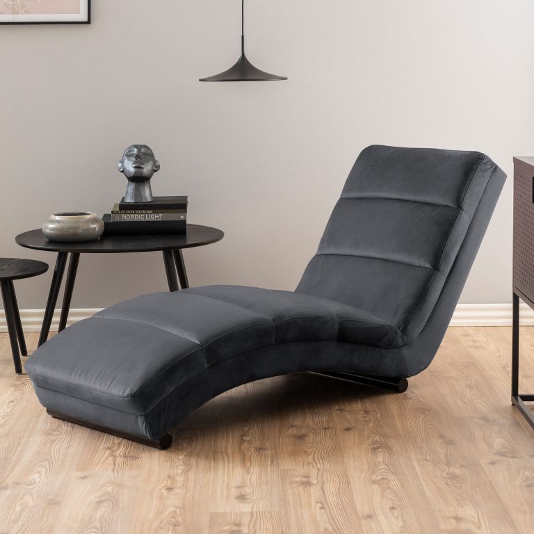 Bendt Relaxfauteuil 'Lauri' Velvet, kleur Donkergrijs
