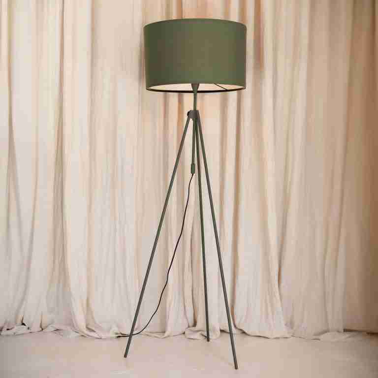 Zuiver Verstelbare Vloerlamp 'Lesley' 153-181cm, kleur Groen