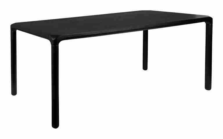 Zuiver Eettafel 'Storm' Essenhout, 160 x 90cm, kleur Zwart