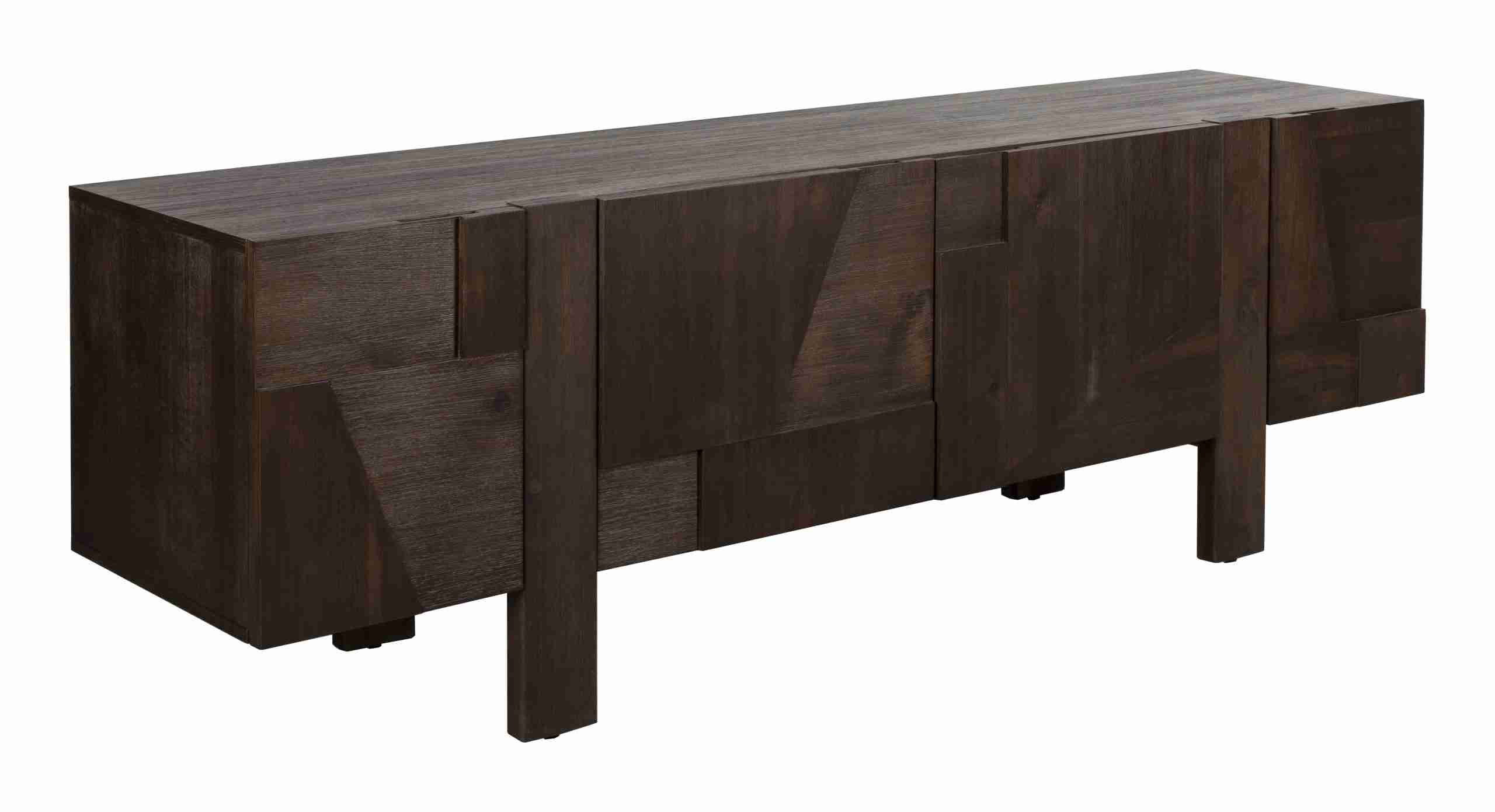 Dutchbone TV-meubel Bruneau Acaciahout, 188cm - Bruin